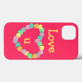 Coques Case-Mate iPhone Saint Valentin Coeur de bonbons (Verso (horizontal))