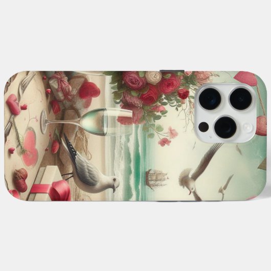 Coques Case-Mate iPhone Saint-Valentin côtière/nautique (Verso (horizontal))