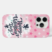 Coques Case-Mate iPhone Saint-Valentin cupidon et étoiles (Verso (horizontal))