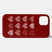 Coques Case-Mate iPhone Saint-Valentin Neuf Cœurs Amour de la Saint-Valent (Verso (horizontal))