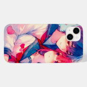Coques Case-Mate iPhone Saint-Valentin sur le thème de l'anime adorable (Verso (horizontal))