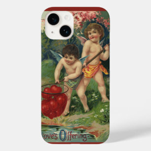 Coque Pour iPhone 14 Saint Valentin victorienne vintage, Offre d'amour
