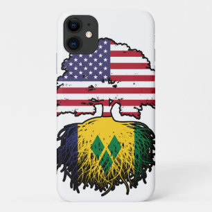 Case-Mate iPhone Case Saint-Vincent Vindan États-Unis Racines d'arbre