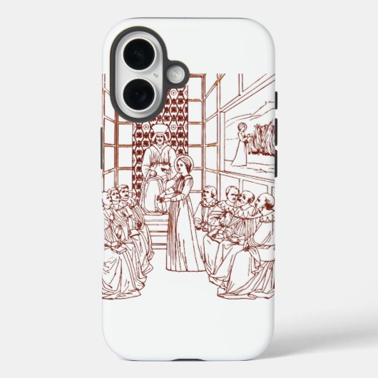 Coques Case-Mate iPhone Sainte Catherine disputant avec les érudits par Ma (Verso)