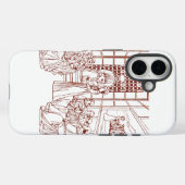 Coques Case-Mate iPhone Sainte Catherine disputant avec les érudits par Ma (Verso (horizontal))