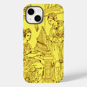 Coque Pour iPhone 14 Sainte Cécile avec Sainte Catherine d'Alexandrie