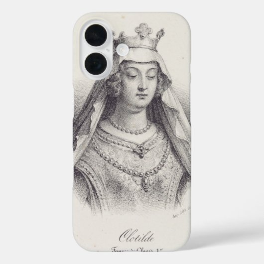 Coques Case-Mate iPhone Sainte Clotilde seconde épouse de Clovis (Verso)