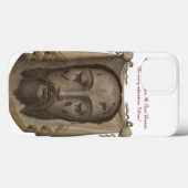 Coques Case-Mate iPhone Sainte Face de Jésus (Verso (horizontal))