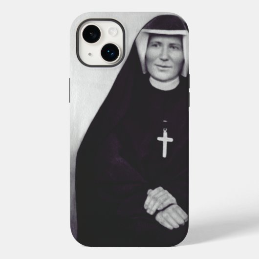 Coques Case-Mate iPhone Sainte Faustine Kowalska Apôtre de la Miséricorde  (Verso)