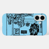 Coques Case-Mate iPhone Sainte Fina, fille chrétienne italienne (Verso (horizontal))