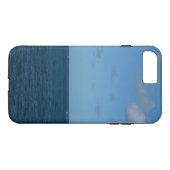 Coques Case-Mate iPhone Sainte-Lucie Horizon Océan Bleu (Dos (Horizontal))