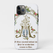 Coques Case-Mate iPhone Sainte Mère Vierge Immaculée Marie Religieuse (Dos)