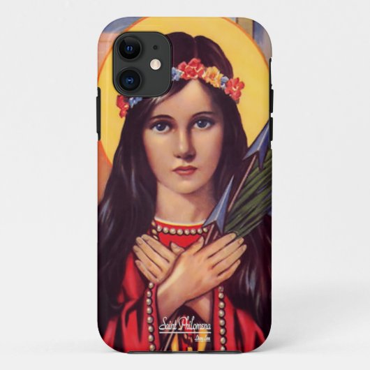 Coques Case-Mate iPhone Sainte Philomène Patronesse de la jeunesse (Dos)