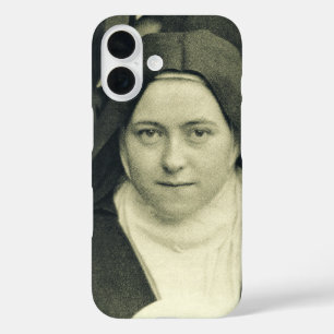 Coques iPhone 16 Sainte Thérèse de Lisieux Pluie de Roses Art Sacré