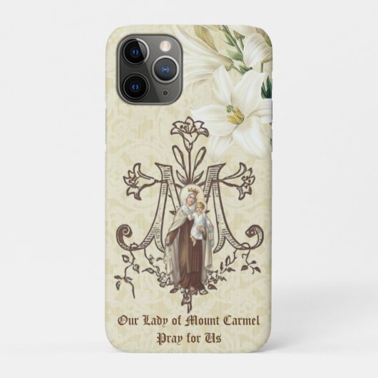 Coques Case-Mate iPhone Sainte Vierge Marie Mont Carmel (Dos)