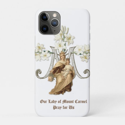 Coques Case-Mate iPhone Sainte Vierge Marie Mont Carmel (Dos)
