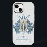 Coque Pour iPhone 14 Sainte Vierge Marie Religieux Vintage catholique<br><div class="desc">Belle image ancienne traditionnelle catholique de la Sainte Vierge Marie,  connue sous le nom de Notre-Dame de Grâce aux fleurs bleues. La prière ci-dessous est la prière qui est sur la Médaille Miraculeuse. Tout le texte et les polices peuvent être modifiés.</div>