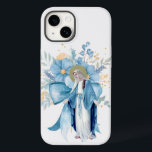 Coque Pour iPhone 14 Sainte Vierge Marie Religieux Vintage catholique<br><div class="desc">C'est une belle image religieuse catholique traditionnelle de la Sainte Vierge Marie,  sous le titre de Notre-Dame de Grâce aux fleurs bleues.</div>