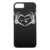 Coques Case-Mate iPhone Saison classique Skeleton Hand Heart (Dos)