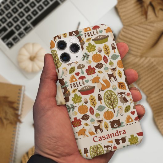 Coques Case-Mate iPhone Saison d'automne Animal Woodland motif personnalis