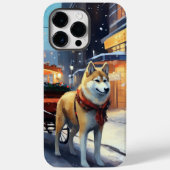 Coques Case-Mate iPhone Saison de Noël Akita (Verso)