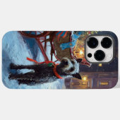 Coques Case-Mate iPhone Saison de Noël de Chesapeake (Verso (horizontal))