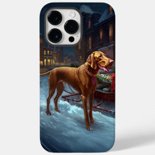 Coque Pour Pour iPhone 14 Pro Max Saison de Noël de Vizsla