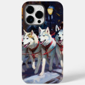Coques Case-Mate iPhone Saison de Noël Sibérienne Husky (Verso)