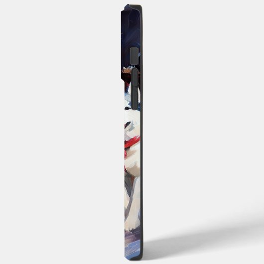 Coques Case-Mate iPhone Saison de Noël Sibérienne Husky (Verso / Gauche)