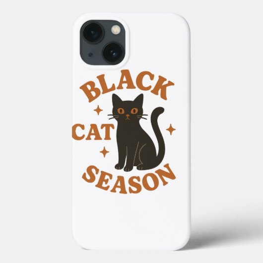 Coques Case-Mate iPhone saison des chats noirs (Verso)