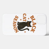 Coques Case-Mate iPhone saison des chats noirs (Verso (horizontal))