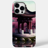 Coques Case-Mate iPhone Sakura Cherry Blossom Garden Shrine Pond Japonais (Verso)