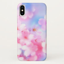 Sakura fleurit couverture de l'iPhone X