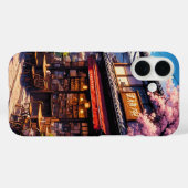Coques Case-Mate iPhone Sakura Kissa - Café Fleur de Cerisier (Verso (horizontal))