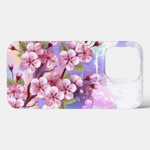 Case-Mate iPhone Case Sakura rose sur la peinture Arrière - plan