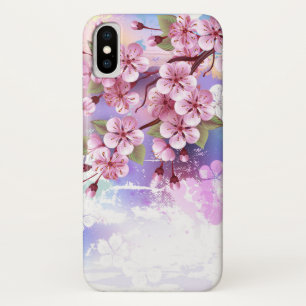 Case-Mate iPhone Case Sakura rose sur la peinture Arrière - plan