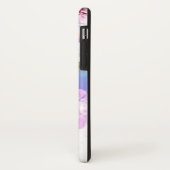 Coques Case-Mate iPhone Sakura rose sur la peinture Arrière - plan (Dos/Gauche)