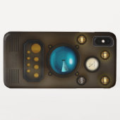 Coques Case-Mate iPhone Salle de contrôle des navires sous-marins Steampun (Dos (Horizontal))