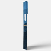 Coques Case-Mate iPhone Salon des cheveux Coiffeuse Ciseaux d'or bleu mode (Verso / Droite)