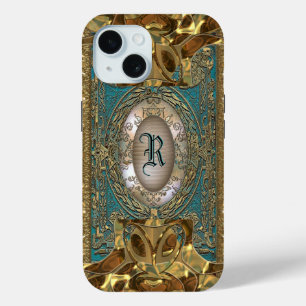 Coque Pour iPhone 15 Salsibury Après-midi III Monogramme