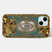 Coques Case-Mate iPhone Salsibury Après-midi III Monogramme (Verso (horizontal))