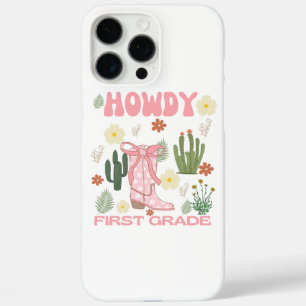 Coques iPhone 16 Pro Max Salut Première Année Cowgirl Premier Jour