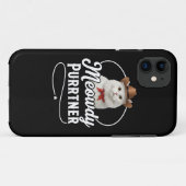 Coques Case-Mate iPhone Salut Purrtner Dessin de Chat Drôle de Cowboy West (Dos (Horizontal))