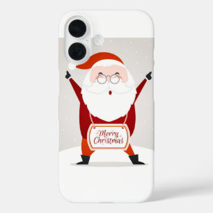 Coques iPhone 16 Salutation du Père Noël