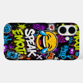 Coques Case-Mate iPhone Salutations d'Emoji Land Coques pour iPhone 16 (Verso (horizontal))