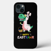 Coques Case-Mate iPhone Salutations Dinosaur Bunny Egg Joyeux Pâques S (Verso)