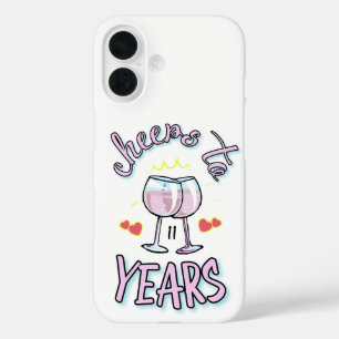 Coques iPhone 16 Salutations jusqu'à 11 ans mariage anniversaire ch