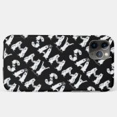 Coques Case-Mate iPhone Sammy épelée dans des lettres de Chien Samoyé (Dos (Horizontal))