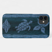 Coques Case-Mate iPhone Samoan Tapa Hawaiian Faux Wood Surboard (Dos (Horizontal))