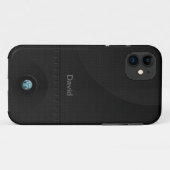 Coques Case-Mate iPhone Samouraïs en acier noirs (Dos (Horizontal))